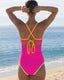 SLIM® Contrast Binding One Piece Swimsuit