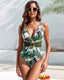 SLIM® Floral One-piece Swimsuit With Skirt
