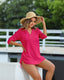 Lightweight beach cover-up with adjustable side drawstrings, convertible sleeves, and flowy silhouette for stylish summer layering