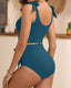 SLIM® Bow Knot High-Waist Tummy Control Tankini
