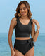 SLIM® Bow Knot High-Waist Tummy Control Tankini