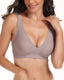 Deep V Wireless Bra Supportive Comfort