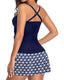 SLIM® Elegant Ruched Tankini with Skirt