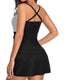 SLIM® Elegant Ruched Tankini with Skirt