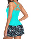 SLIM® Elegant Ruched Tankini with Skirt