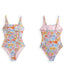 SLIM® Floral Corset One-piece Swimsuit