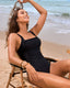 SLIM® Floral Corset One-piece Swimsuit