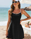 SLIM® Ribbed Swim Dress with Pockets