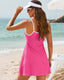 SLIM® Ribbed Swim Dress with Pockets