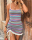 SLIM® Backless Drawstring Knit Dress
