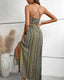 SLIM® Bohemian Crisscross Maxi Dress