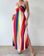 SLIM® Bohemian Crisscross Maxi Dress