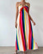 SLIM® Bohemian Crisscross Maxi Dress