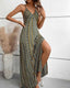 SLIM® Bohemian Crisscross Maxi Dress