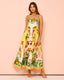 SLIM® Boho Graffiti Cami Maxi Dress