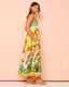 SLIM® Boho Graffiti Cami Maxi Dress