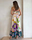SLIM® Boho Graffiti Cami Maxi Dress
