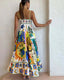 SLIM® Boho Graffiti Cami Maxi Dress