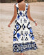SLIM® Boho Floral Maxi Dress