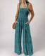 SLIM® Casual Print Jumpsuit with Wide Legs