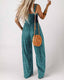SLIM® Casual Print Jumpsuit with Wide Legs