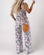 SLIM® Casual Print Jumpsuit with Wide Legs