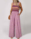 SLIM® Casual Print Jumpsuit with Wide Legs