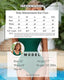 Color block one-piece swimsuit with deep V-neckline, tummy control panel, adjustable straps, high-leg cut, and full rear coverage