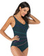 SLIM® Color Block Athletic One-Piece Swimsuit