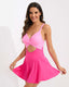 SLIM® Cutout Tummy Control Swimdress