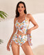 SLIM® Elegant Split-Hem Swimdress