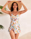 SLIM® Elegant Split-Hem Swimdress