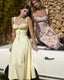 SLIM® Floral Print Corset Midi Dress
