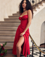 SLIM® Floral Corset A-Line Midi Dress