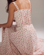 SLIM® Floral Corset A-Line Midi Dress
