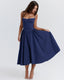SLIM® Floral Corset Bustier Midi Dress