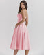 SLIM® Floral Corset Bustier Midi Dress