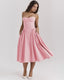 SLIM® Floral Corset Bustier Midi Dress