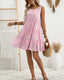 SLIM® Gingham Charm Tiered Sundress