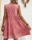 SLIM® Gingham Charm Tiered Sundress