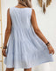 SLIM® Gingham Charm Tiered Sundress