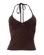 SLIM® Halter Backless Tankini Top