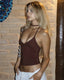 SLIM® Halter Backless Tankini Top