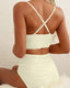 SLIM® High Waisted Textured 2 Piece Bikini Set