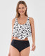 SLIM® Wide Strap Leaf Print Bikini Set