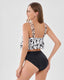 SLIM® Wide Strap Leaf Print Bikini Set