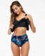 SLIM® Wide Strap Leaf Print Bikini Set