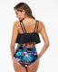 SLIM® Wide Strap Leaf Print Bikini Set