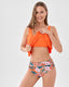 SLIM® Wide Strap Leaf Print Bikini Set
