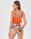 SLIM® Wide Strap Leaf Print Bikini Set